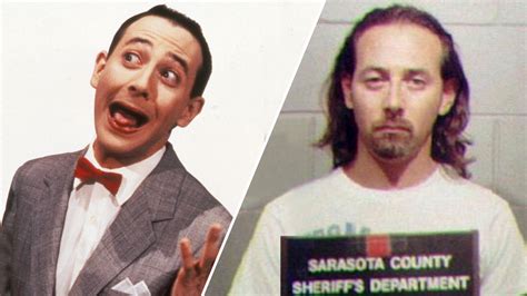 fake pee wee herman arrest recording 1991|paul reubens died.